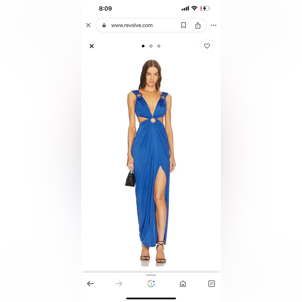 X Revolve Sapphire Gown